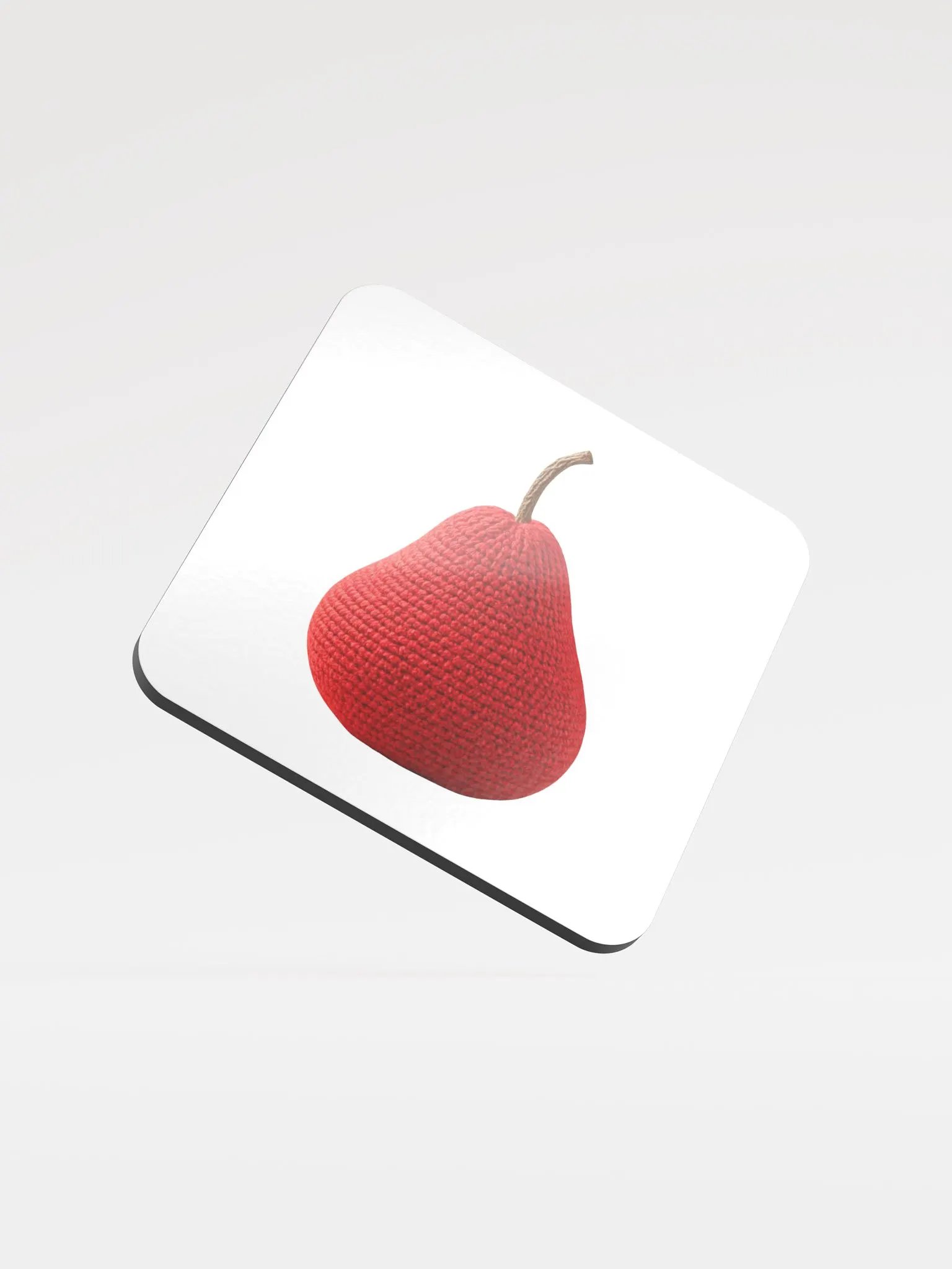 CozyAvocado Glossed Cork Coaster Pear #3 product image (1)