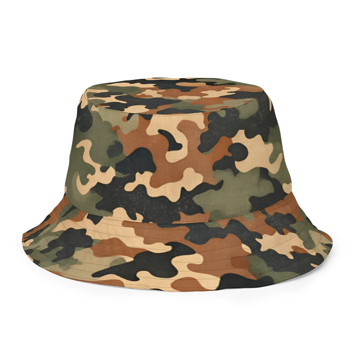 Versatile Camo Reversible Bucket Hat product image (1)