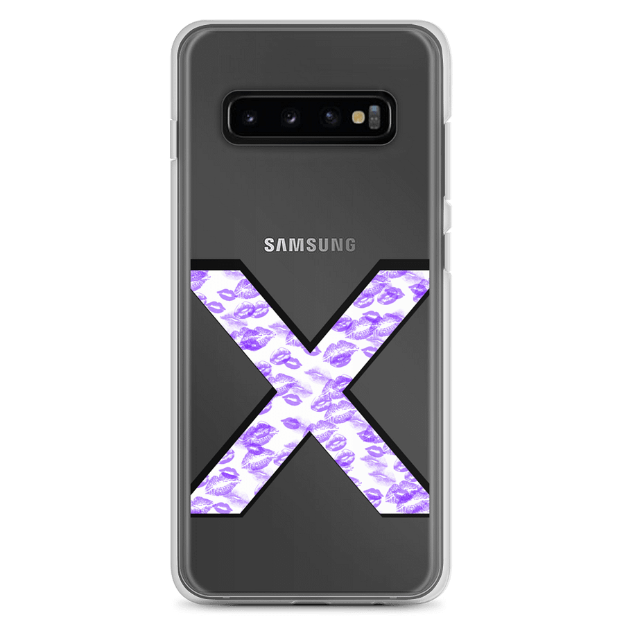 White X Purple Lipstick Kisses Phone Case S product image (2)