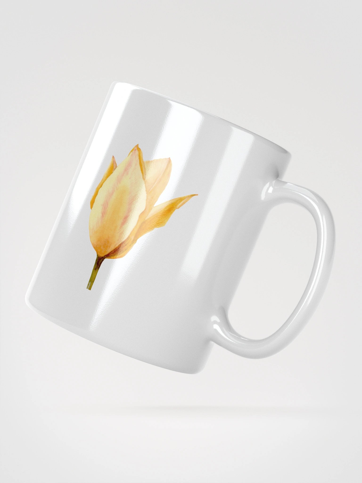 Tulip White Glossy Mug product image (3)