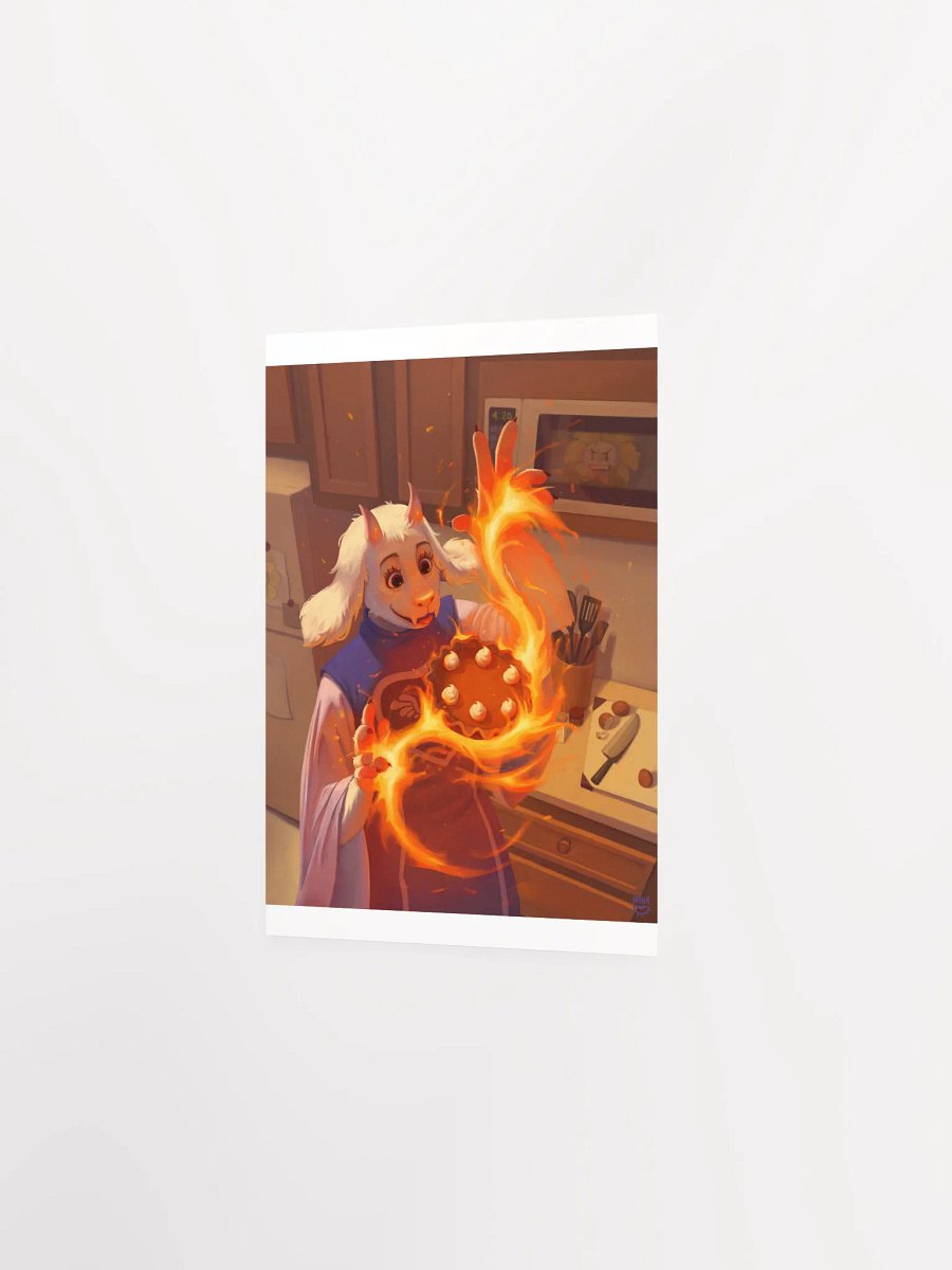 Toriel Uses Fire Magic Indoors Without Opening a Window and Gets Carbon Monoxide Poisoning and Dies Print product image (2)