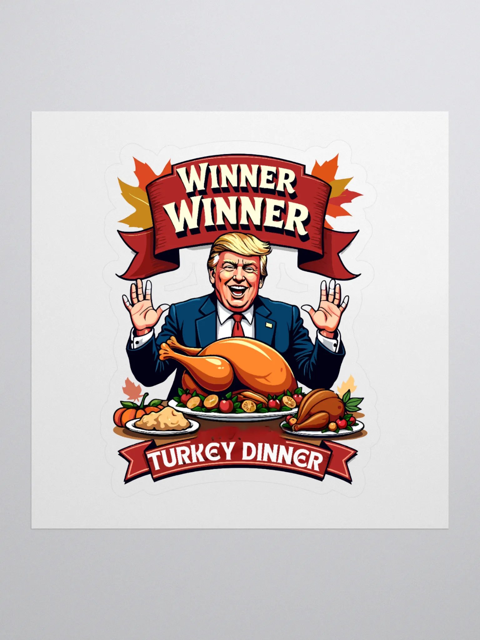 Winner Winner Turkey Dinner Stickers product image (1)