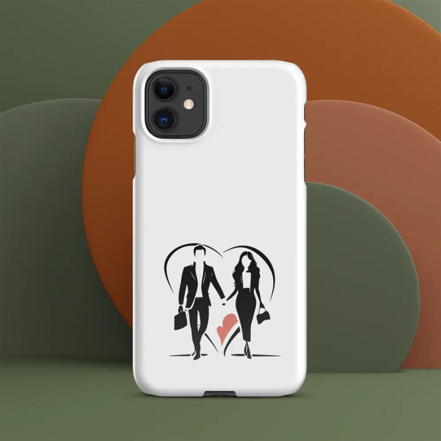 Modern Love Logo Snap Case for IPhone (White) product image (11)