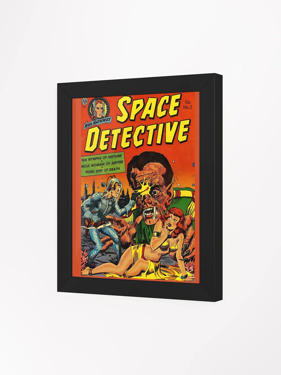 Space Detective Vintage Comic Book Cover Poster product image (46)