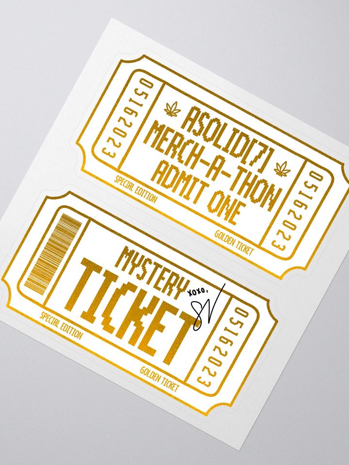 Limited Edition Golden Mystery Ticket product image (1)
