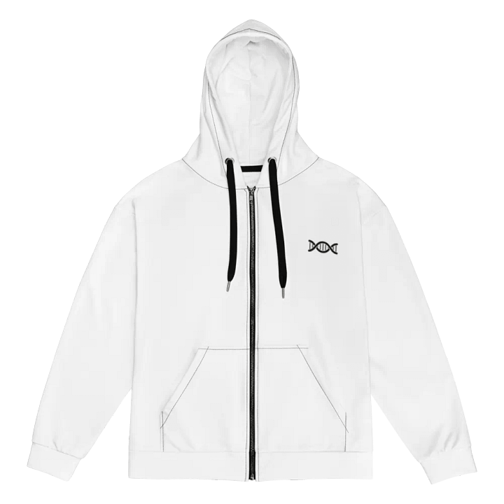 Cyborganics white hoodie product image (1)