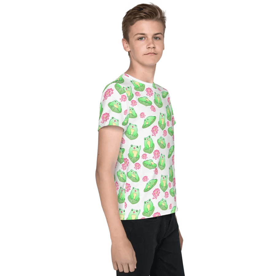 Kawaii Froggie Youth Tee product image (4)