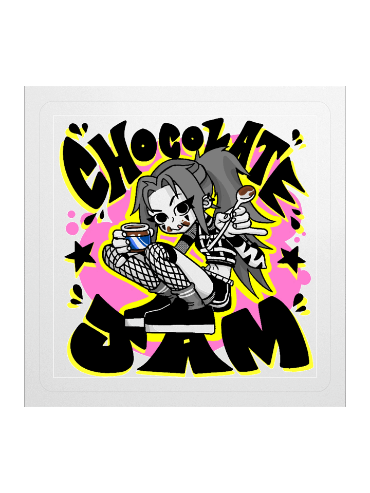 CHOCOLATE JAM - Pink Sticker product image (1)