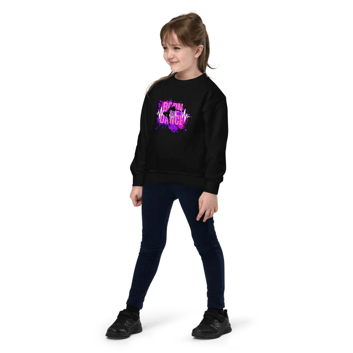 Born to Dance Her Silhouette Enigma Youth Sweatshirt product image (2)