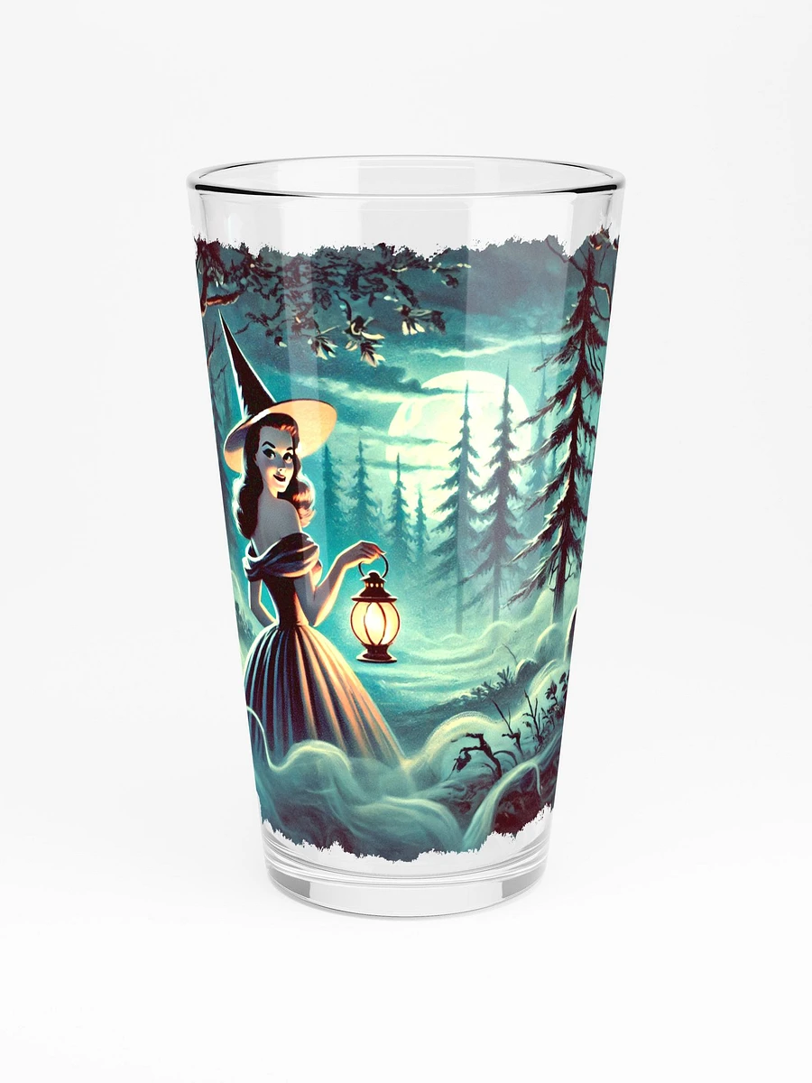 Witch in the Mist 16 oz Glass -Spooky Glassware product image (4)