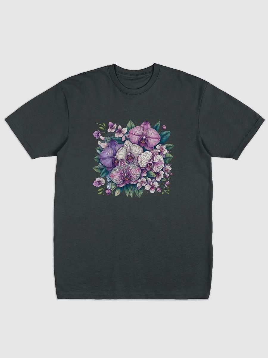 Orchid Oasis Men's Tee | AI Design mandala patterned flowers product image (1)