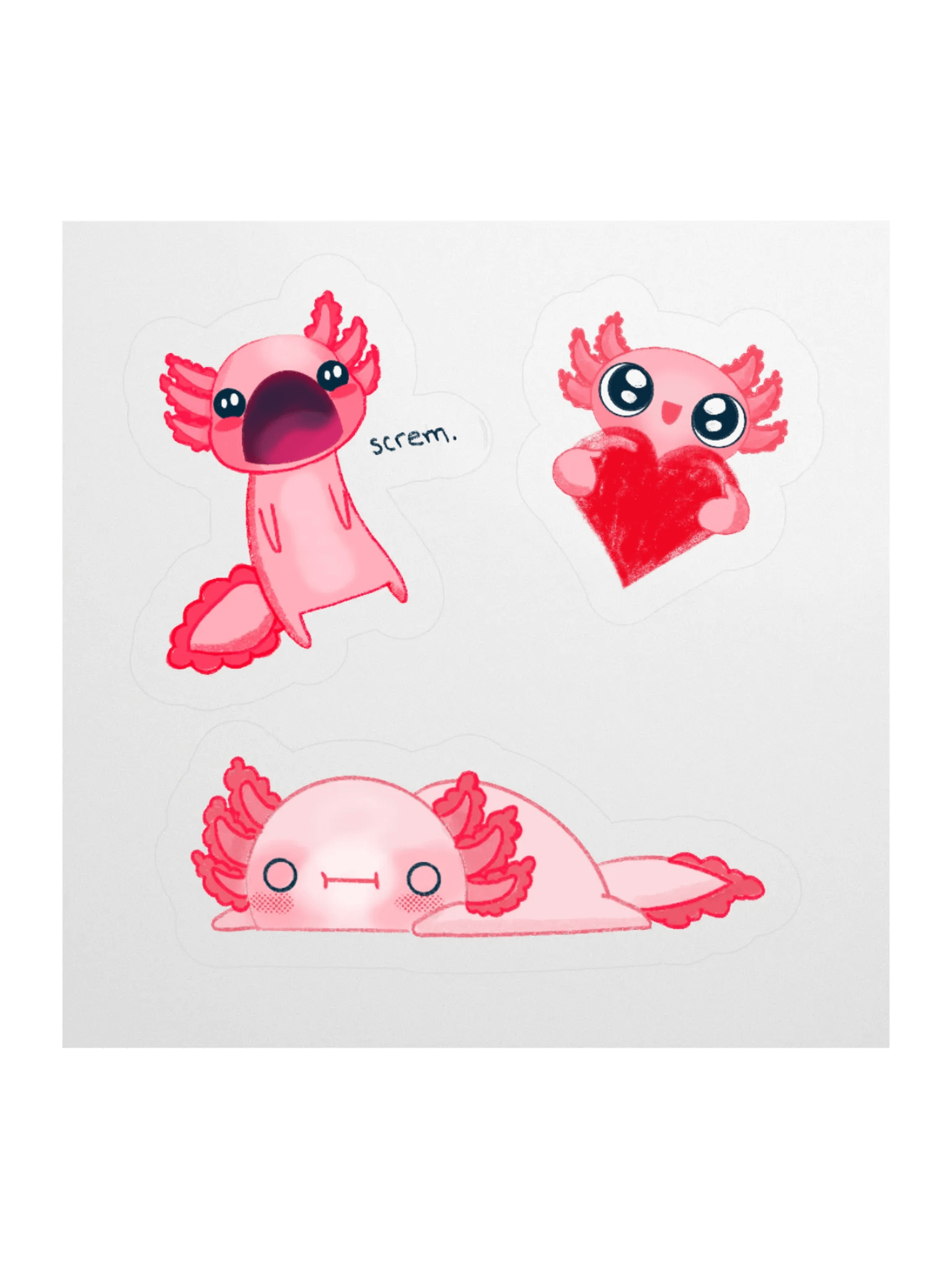 Axolotl Sticker Set product image (1)