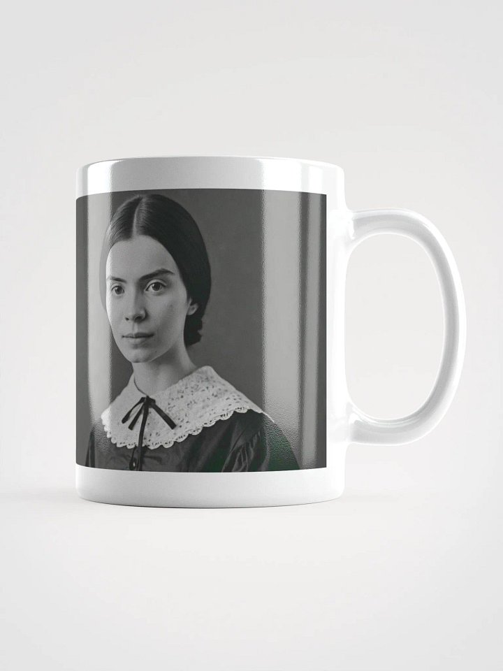 Emily Dickinson Portrait White Mug product image (1)