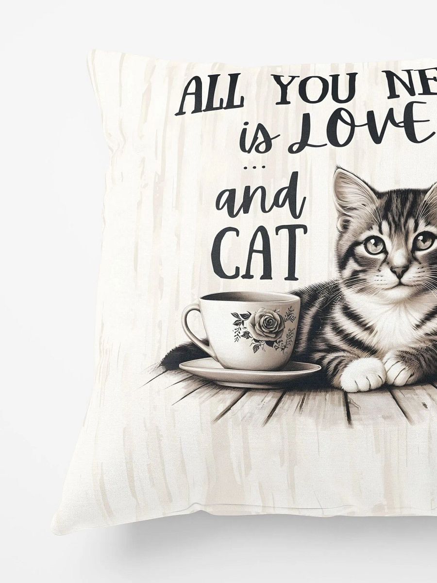 Love & Cat Pillow product image (5)