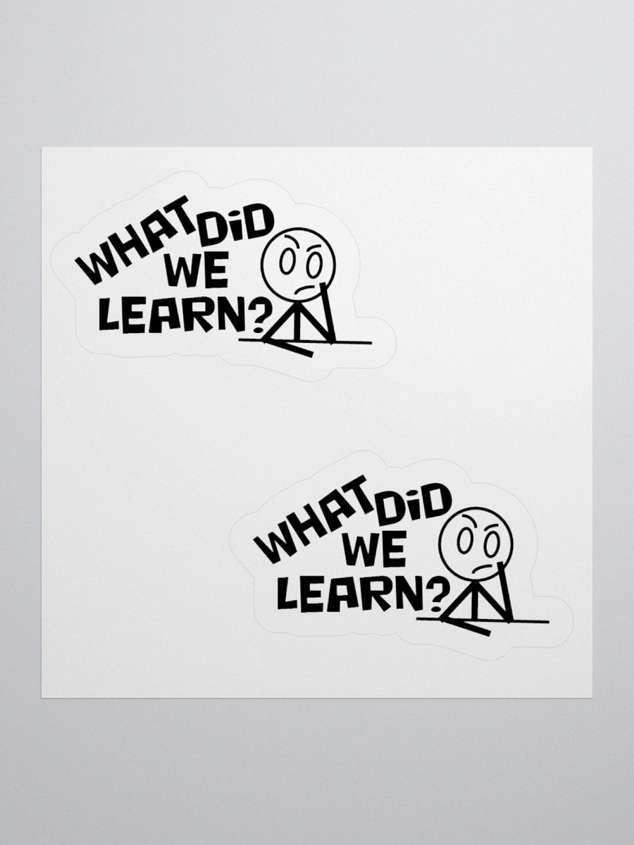 What did we learn stickers product image (1)