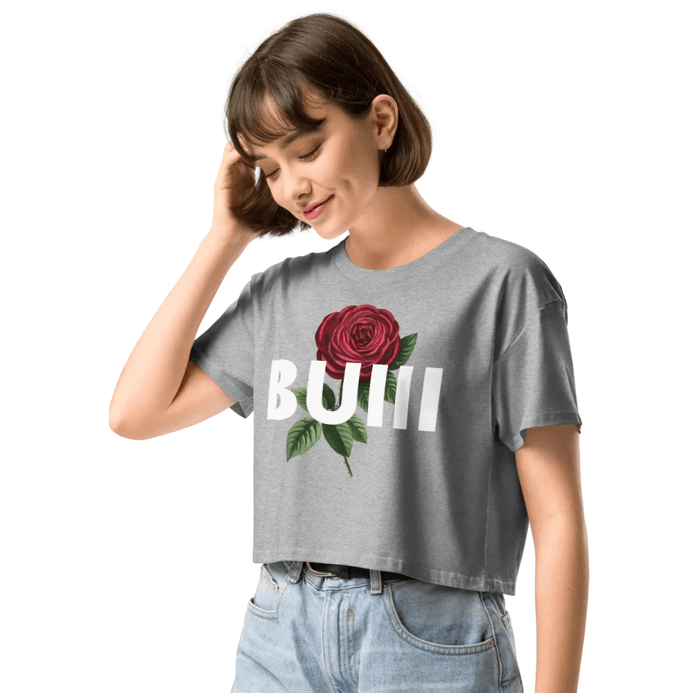 BUIII Logo Rose Crop Tops product image (10)