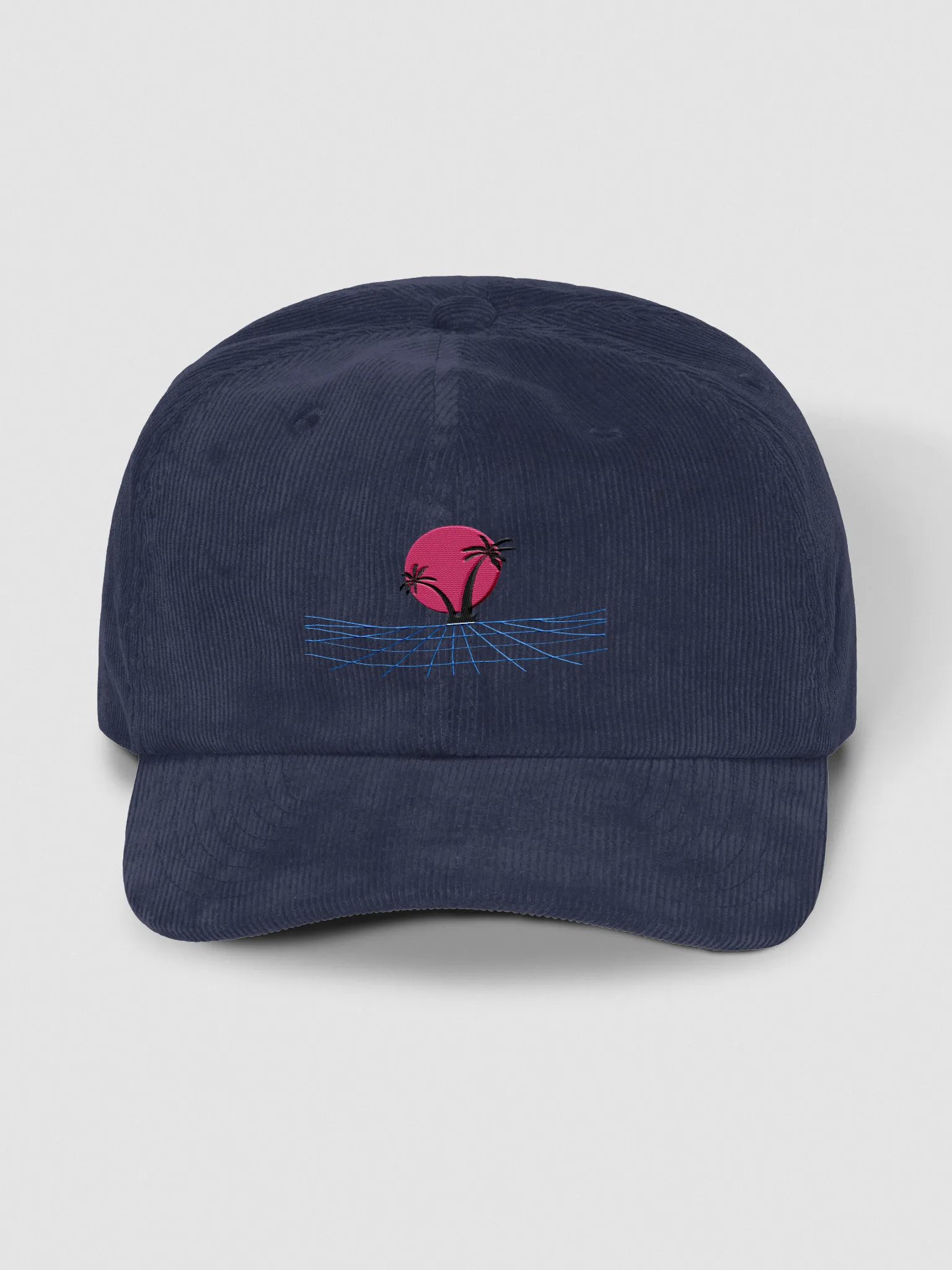 Sunset Silhouette Corduroy Dad Hat product image (1)