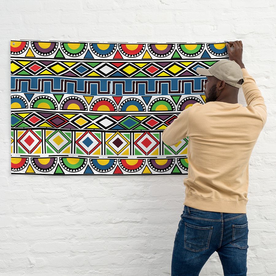 Ndebele Geometric Pattern Designs Collection 1 | 12 High-Resolution Seamless Patterns product image (4)