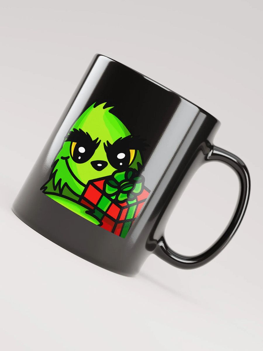 GRINCH XMAS CHEER GLOSSY BLACK MUG product image (7)