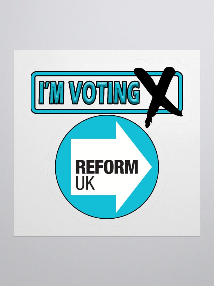 Reform UK Voting Stickers product image (3)