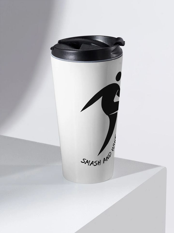 Smash and Wine, Play Pickleball Steel Travel Mug product image (2)