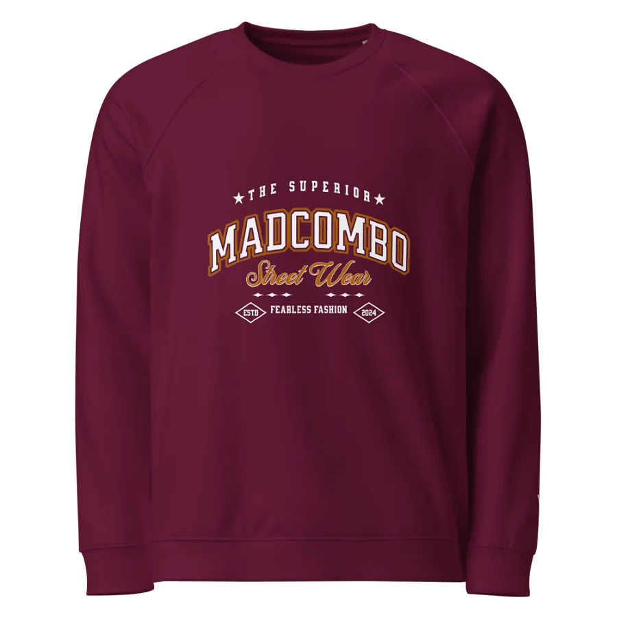 Madcombo Organic Raglan Sweatshirt product image (7)