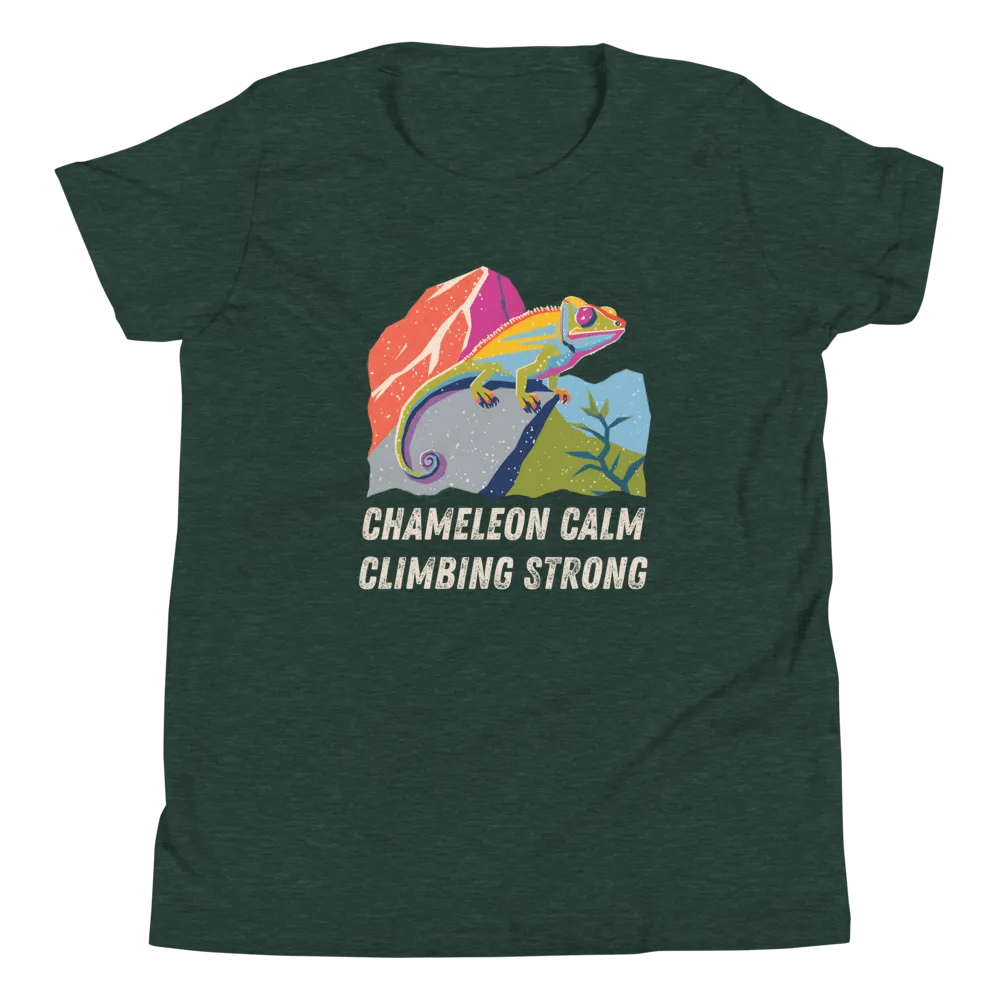 Chameleon Calm - Youth Climbing T-Shirt product image (24)