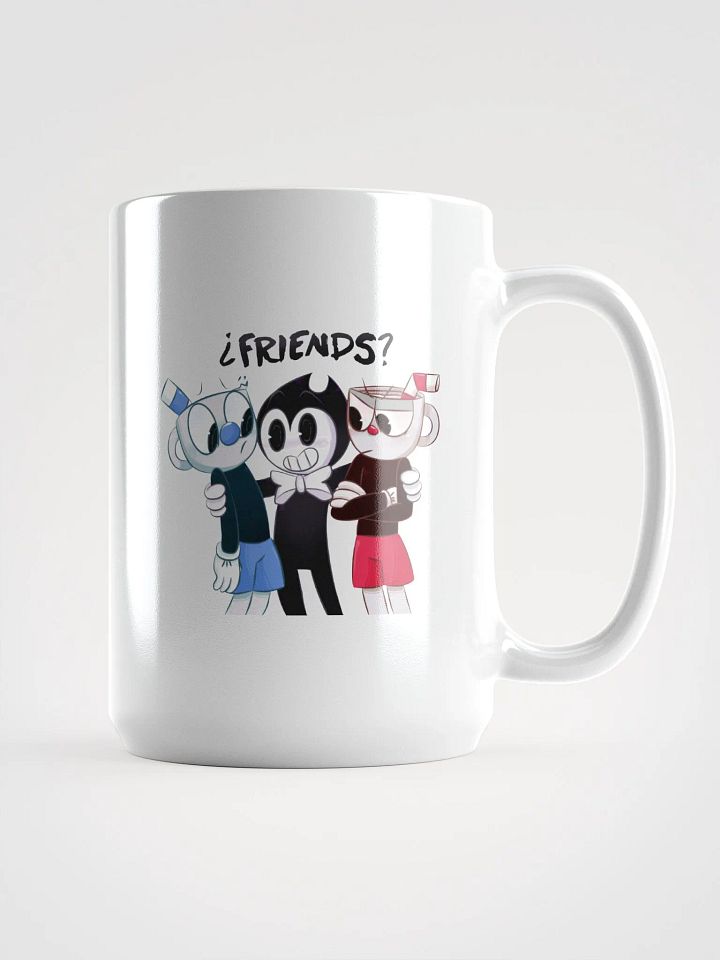 Indie Gamer Mug "¿Friends?" (Cuphead x Bendy) product image (1)