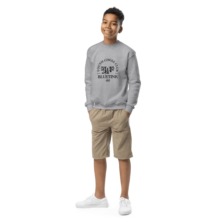 BlueTink44 Youth Chess Club Logo Sweatshirt product image (1)