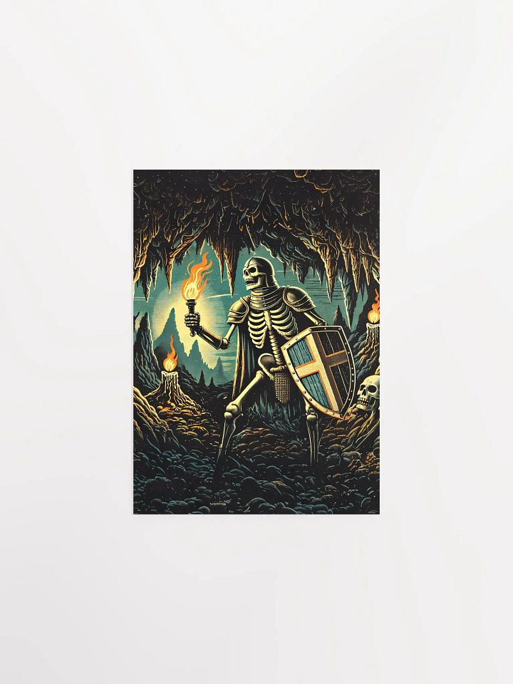 Skeleton Knight Explorer Premium Matte Poster product image (4)