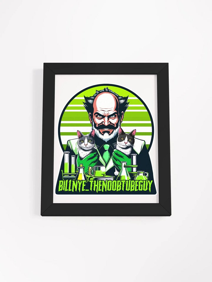 Bill Nye Cat Logo Framed Poster product image (8)