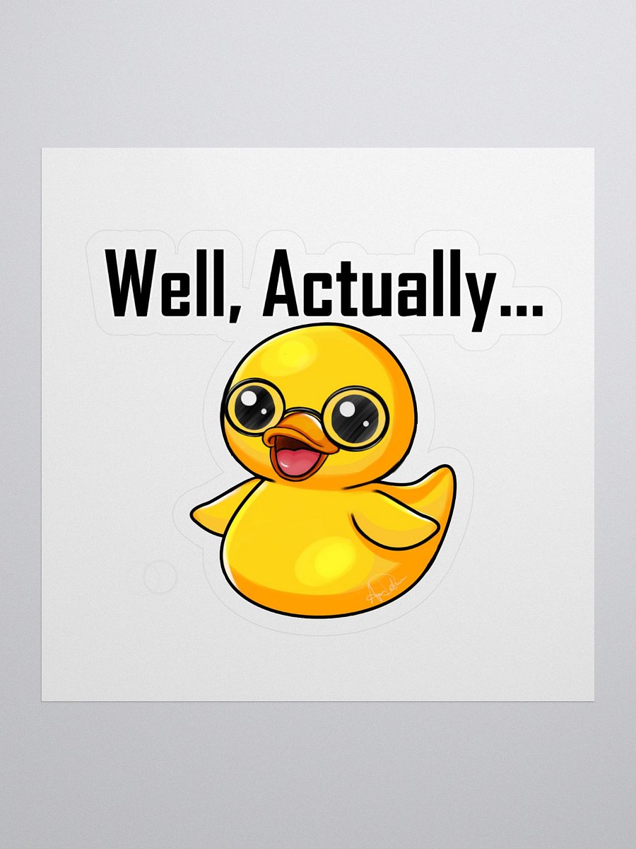 Well, Actually... Quirky Kiss Cut Stickers product image (1)