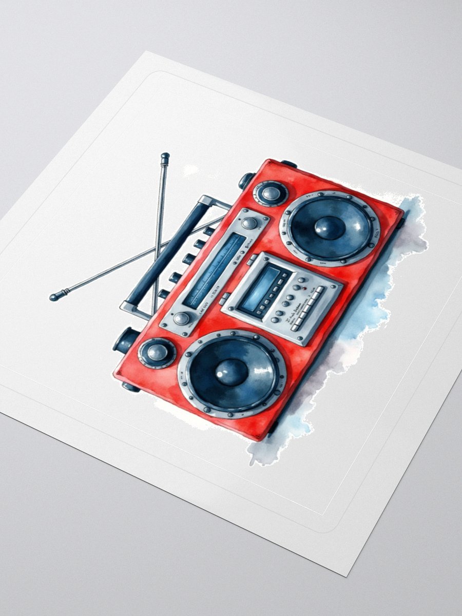 Retro Boombox Sticker Set product image (9)