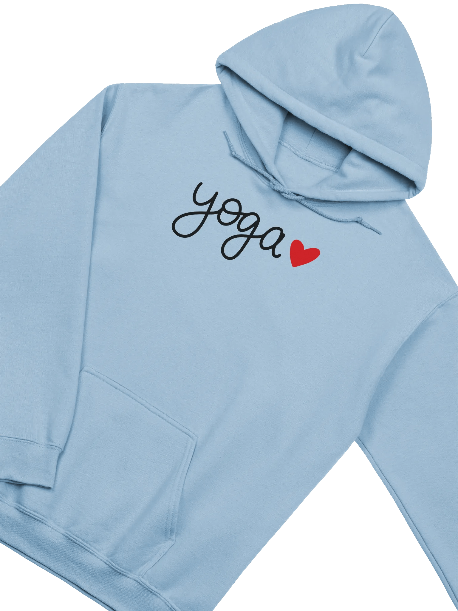 Yoga Heart Hoodie - Cozy Wear for Yoga Aficionados product image (2)