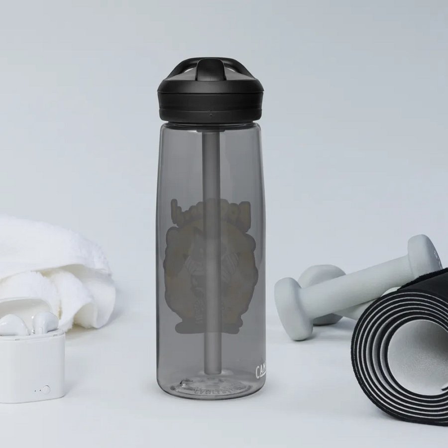 Spooky Mummy Wolf Halloween Water Bottle product image (11)