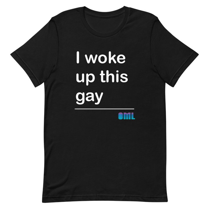 I Woke Up This Gay T-Shirt - Black product image (1)