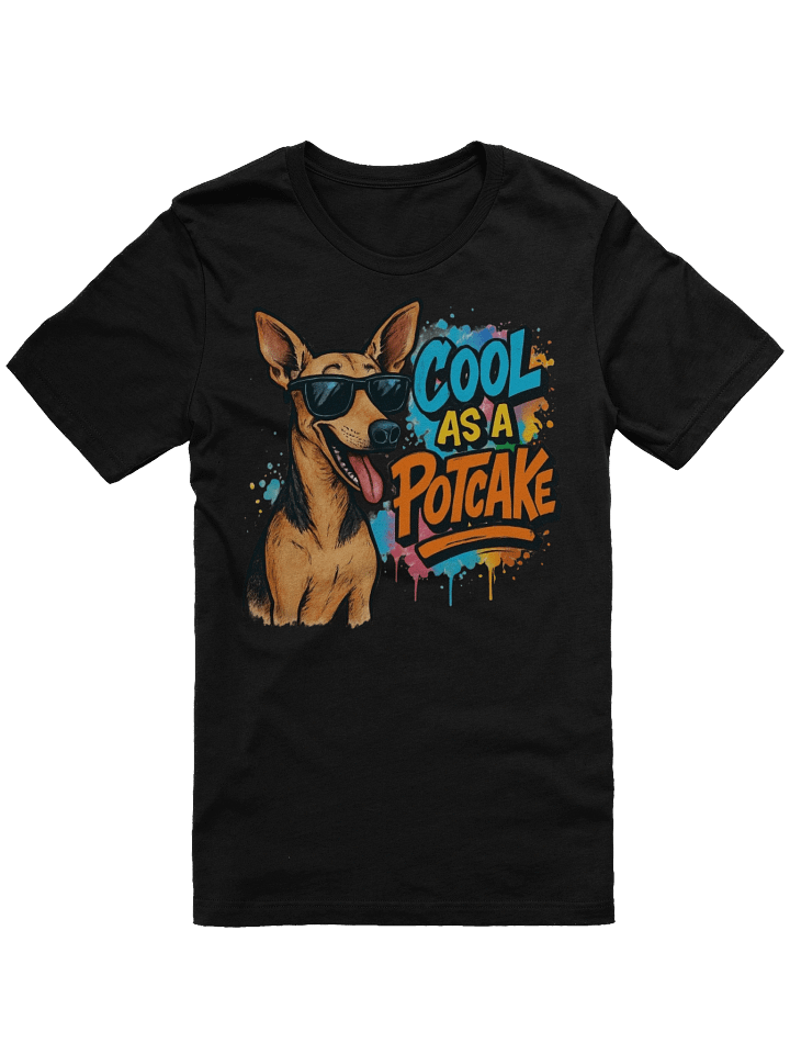 Cool As A Potcake - Sunglasses Rescue Dog Tshirt product image (1)