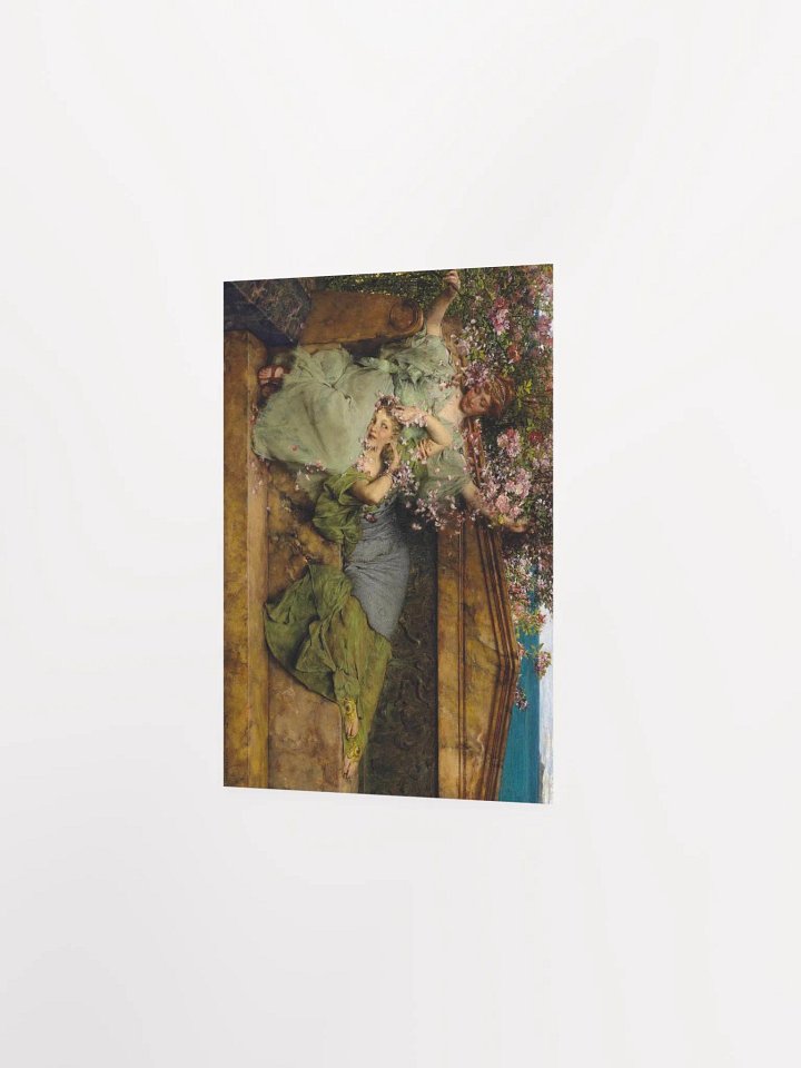 ''In a Rose Garden'' by Lawrence Alma-Tadema Poster product image (1)