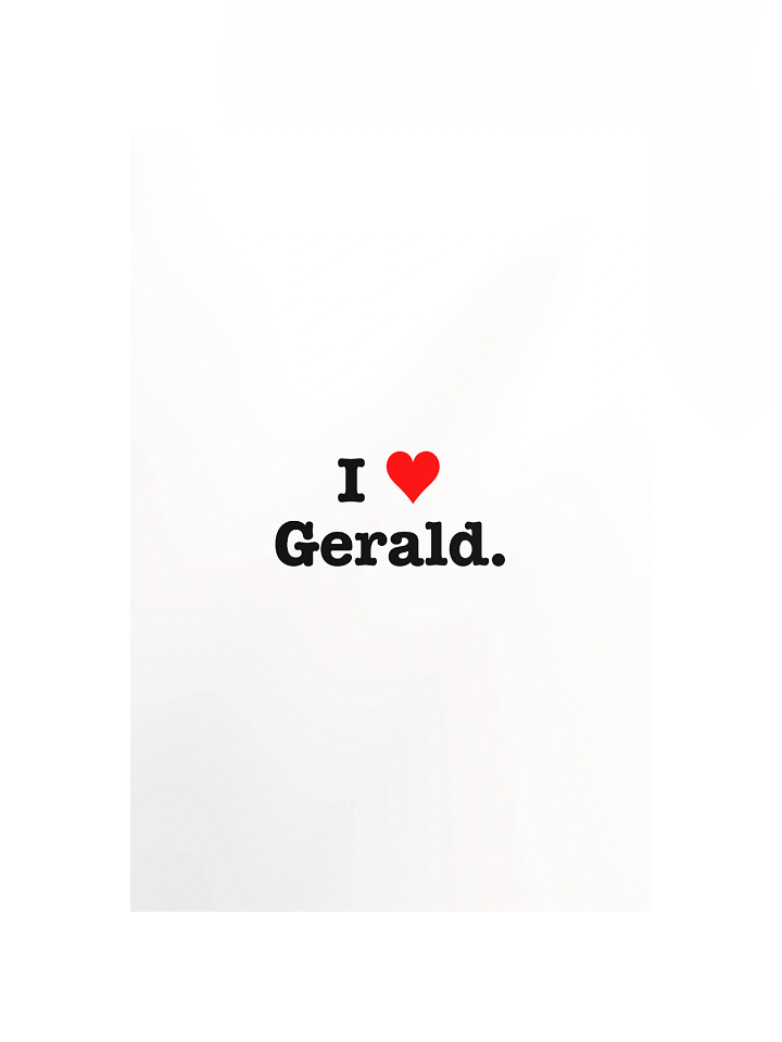 I ❤ Gerald Full Poster product image (1)