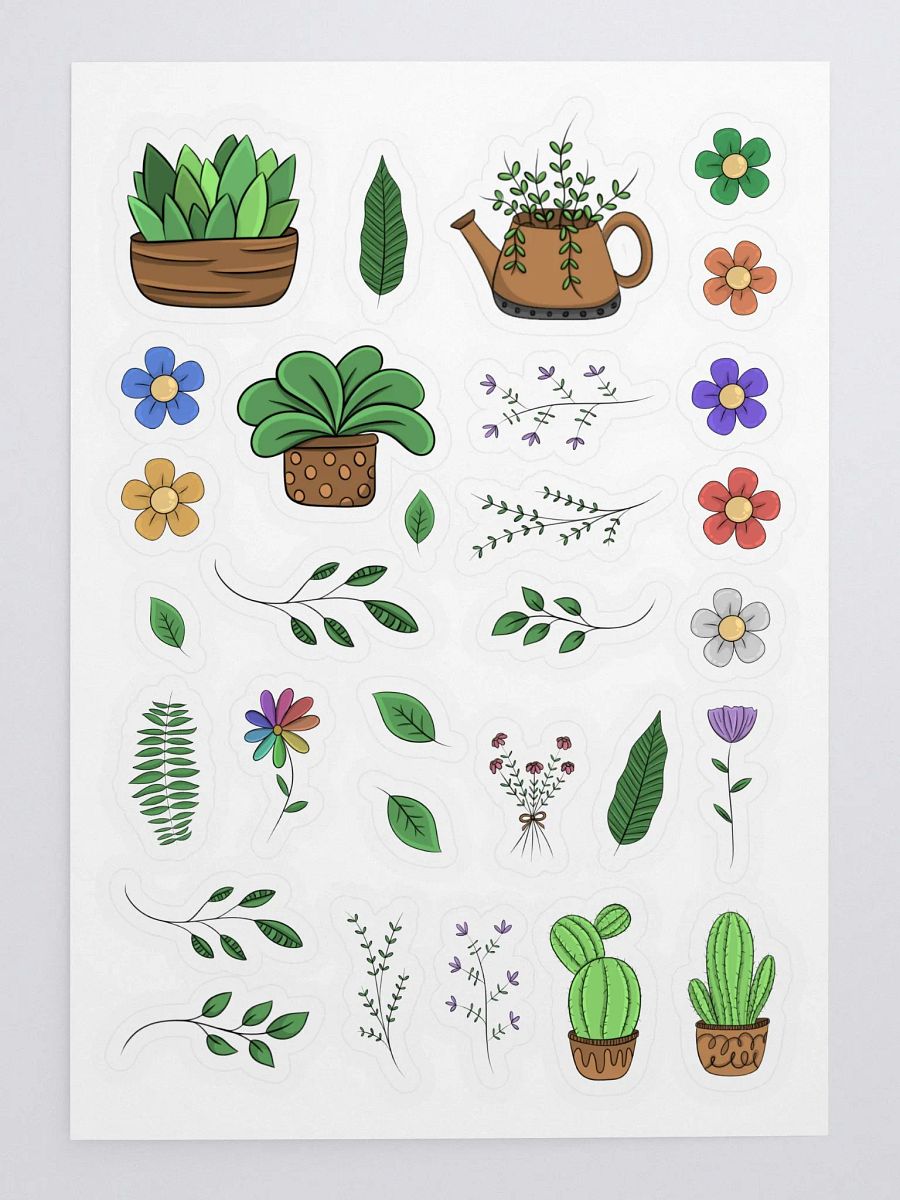 Flower Sticker Sheet product image (3)