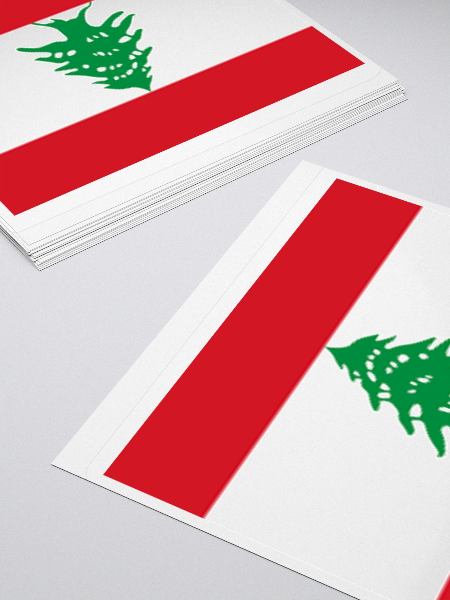 Lebanon Flag Sticker | Cedar Tree Design | Durable Vinyl | 3 Sizes product image (12)