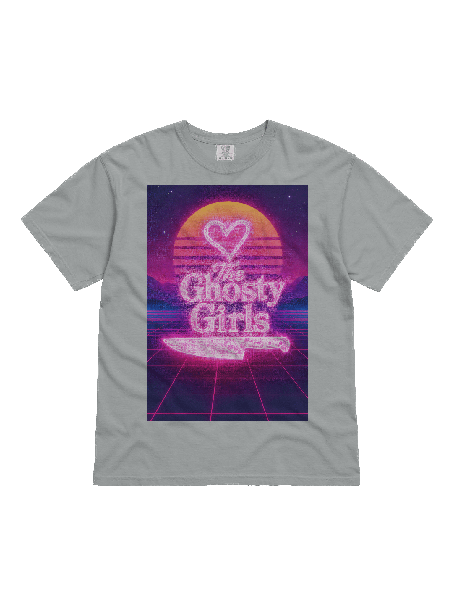 Neon Horizon Heart T-Shirt product image (2)