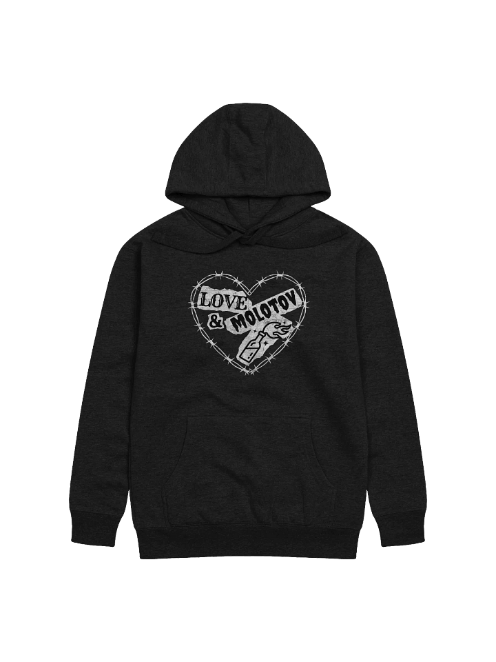 Love & Molotov Rebellion Signature Design Punk Hoodie product image (1)