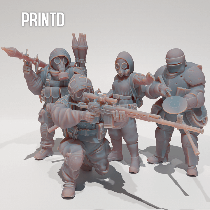 After the Fall Part 1 - Post Apocalyptic Zona Alpha Wargame Hobby Resin Scale Models product image (1)