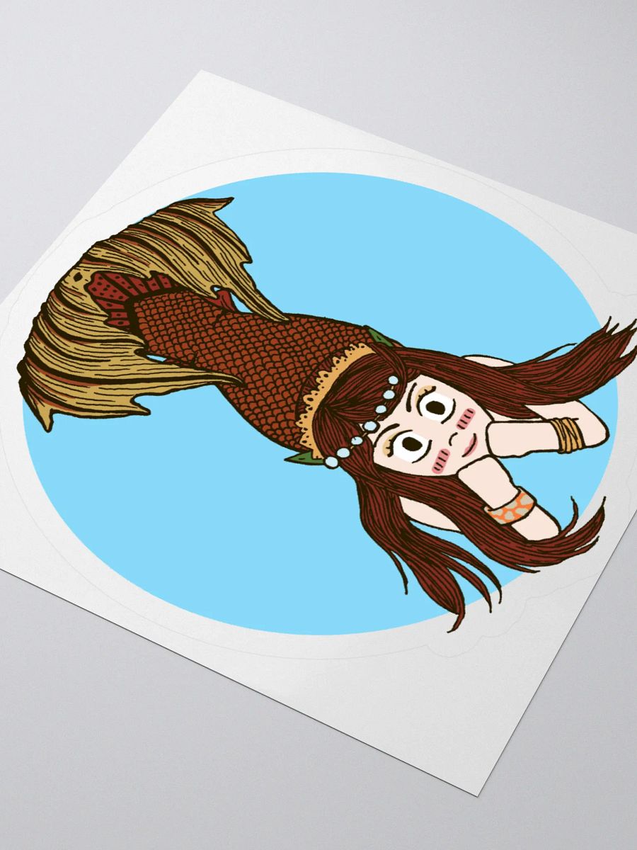Raina Mermaid Sticker in Blue product image (8)