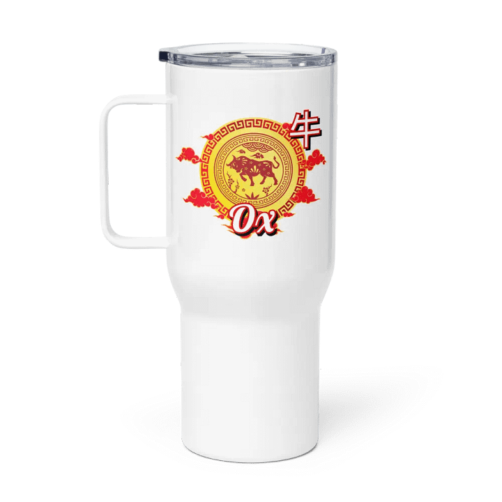 Ox Chinese Zodiac - Travel Mug w/ Handle product image (1)