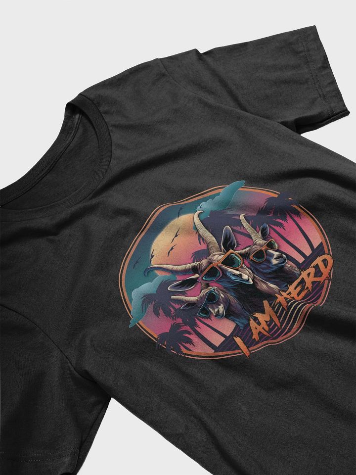 I am Herd Retro T-Shirt (Blue) product image (2)