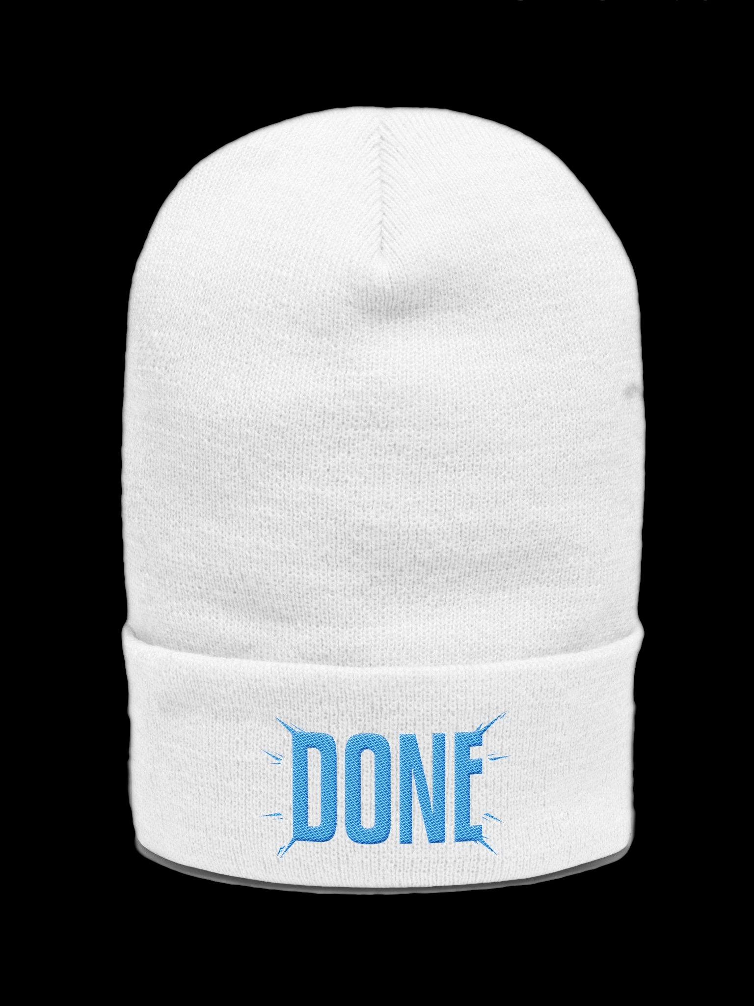 'DONE' Blue Beanie product image (1)