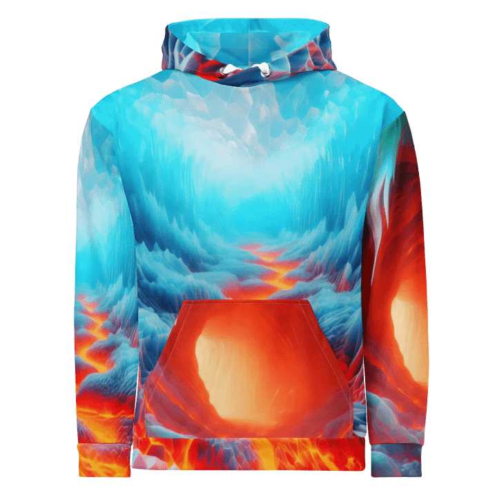 Fire and Ice - Fiery Flow Through Glacier #6 product image (1)