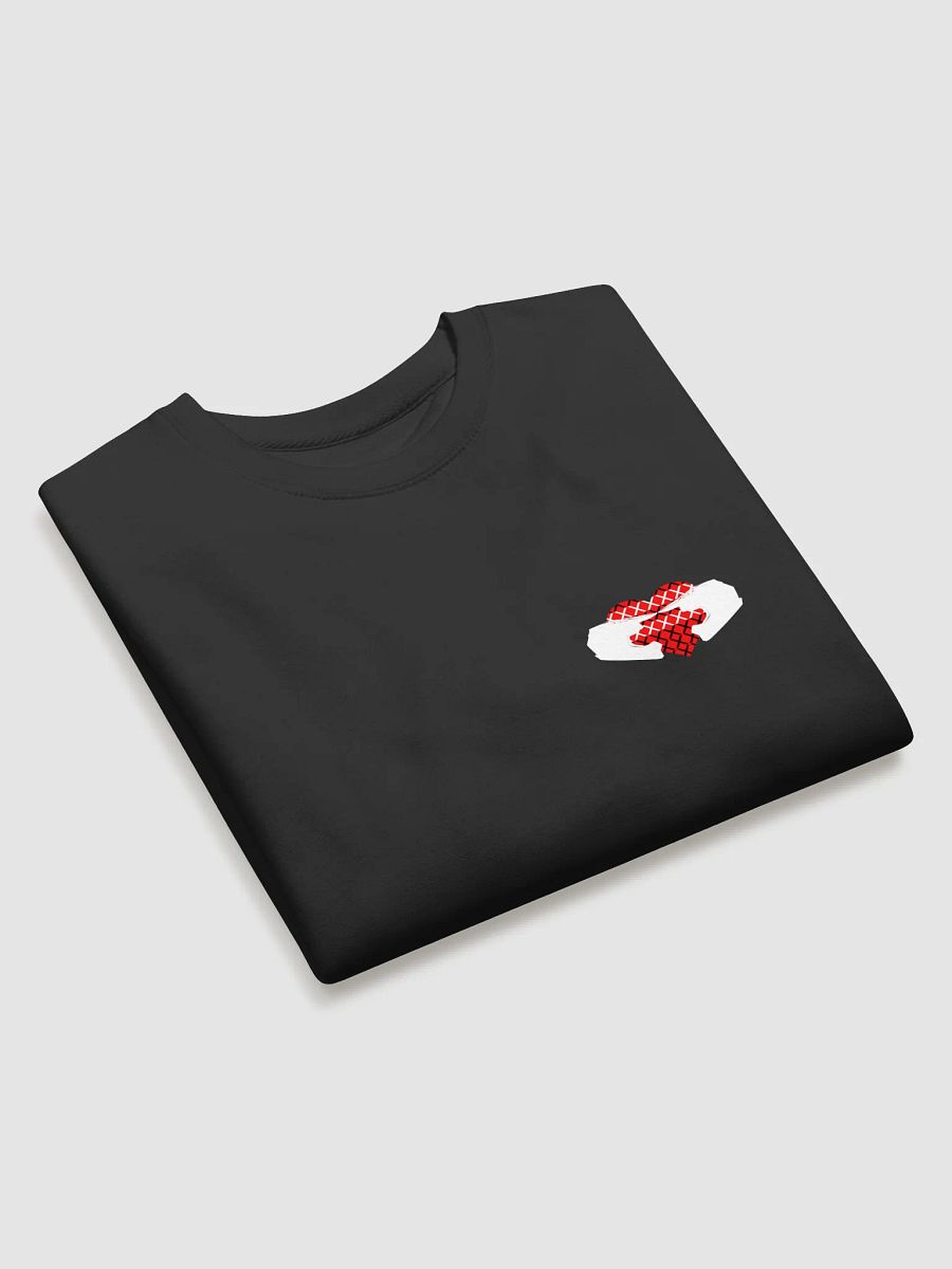 Valentine Matching Off-Road Helmet Heart Crewneck (White-Right) product image (3)